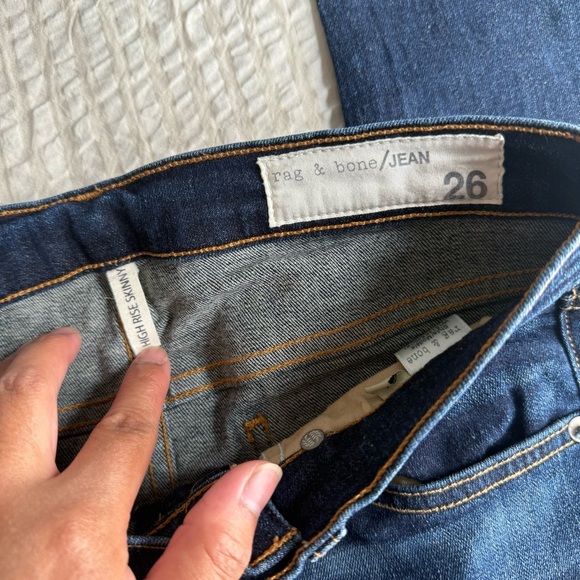 Rag & Bone High Rise Skinny Jeans - Picture 5 of 7